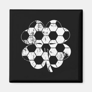 Vintage-Fußball St. Patricks Day Shamrock Irisches Magnet