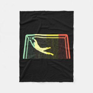 Vintage-Fußball-Torhüter-Torhüter für Jungen Mädch Fleecedecke