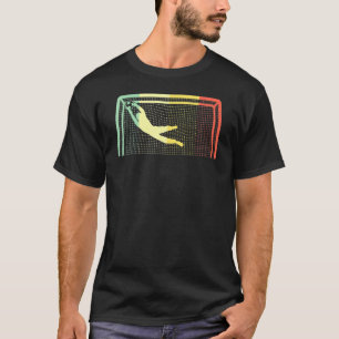 Vintage Fußball Torwart Torhüter für Jungen Mädche T-Shirt