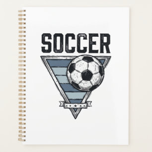 Vintage-Fußball-Triangel-Abzeichen-Shirt-Design (2 Planer