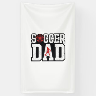 Vintage Fußball-Vater abgenutzte Sport-Typografie- Banner