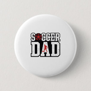Vintage Fußball-Vater abgenutzte Sport-Typografie- Button