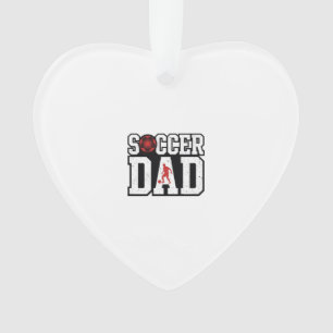 Vintage Fußball-Vater abgenutzte Sport-Typografie- Ornament