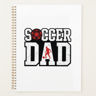 Vintage Fußball-Vater abgenutzte Sport-Typografie- Planer