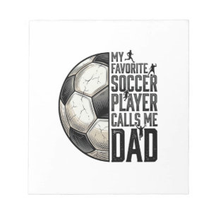 Vintage-Fußball-Vater-Gravur-Zitat-Vektordesign_1 Notizblock