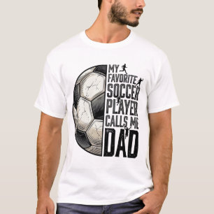 Vintage-Fußball-Vater-Gravur-Zitat-Vektordesign_1 T-Shirt