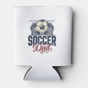 Vintage Fußball-Vater-Shirt-Design_1 Dosenkühler