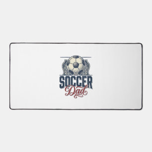 Vintage Fußball-Vater-Shirt-Design_1 Schreibtischunterlage