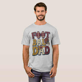 Vintage-Fußball-Vater-Typografie mit Helmen T-Shirt