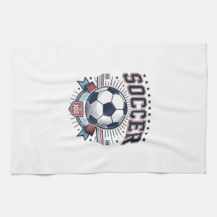 Vintage-Fußball-Wappen-Shirt-Design_1 Geschirrtuch