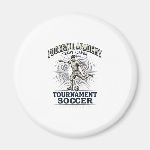 Vintage Fußballakademie-Turnier-Spielertrikot (2) Magnet