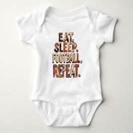 Vintage-Fußballfan-Design | Retro-Fußballgrafik Baby Strampler