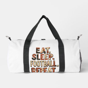 Vintage-Fußballfan-Design   Retro-Fußballgrafik Duffle Bag