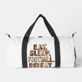 Vintage-Fußballfan-Design | Retro-Fußballgrafik Duffle Bag