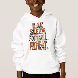 Vintage-Fußballfan-Design | Retro-Fußballgrafik Hoodie
