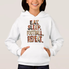Vintage-Fußballfan-Design | Retro-Fußballgrafik Hoodie