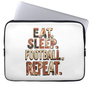 Vintage-Fußballfan-Design Retro-Fußballgrafik Laptopschutzhülle
