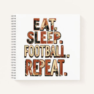 Vintage-Fußballfan-Design | Retro-Fußballgrafik Notizbuch