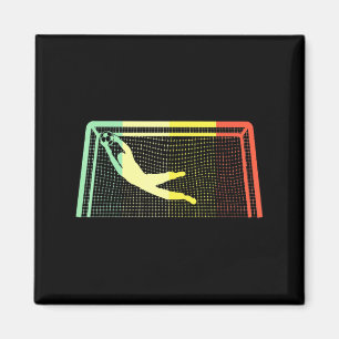 Vintage-Fußballtorwart-Torhüter für Jungen und Mäd Magnet