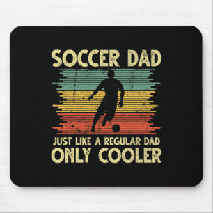 Vintage Fußballvater, genau wie ein normaler Vater Mousepad