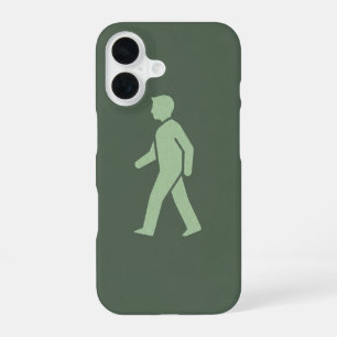 Vintage-Fußgänger-Symbol iPhone 16 Hülle