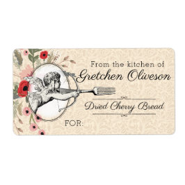 Vintage Gabel aus der Aufkleberküche