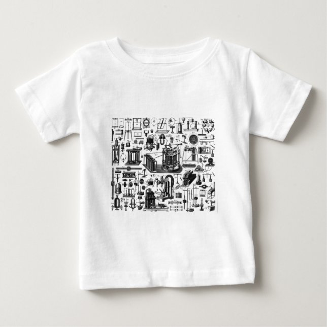 VINTAGE GADGETS BABY T-SHIRT (Vorderseite)