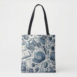 Vintage-Gadgets der 1960er-Jahre-Tasche