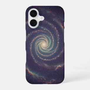 Vintage Galaktische Spirale iPhone 16 Hülle