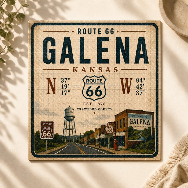 Vintage Galena Route 66 Roadtrip Puzzle (Von Creator hochgeladen)