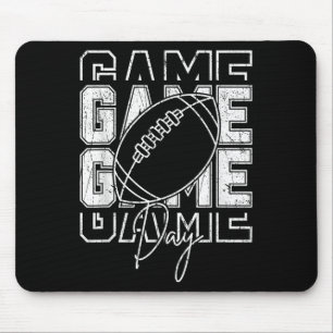 Vintage Game Day Football Lustiger Gameday Mannsch Mousepad