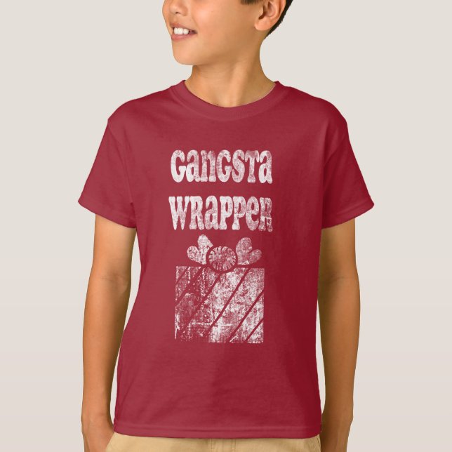 Vintage-Gangsta-Verpackung T-Shirt (Vorderseite)