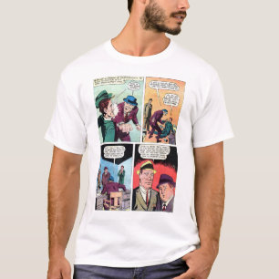Vintage Gangster-Comicen Mob Boss schlägt bis Henc T-Shirt
