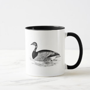 Vintage-Gans-Illustration - Gänse-Vorlage aus dem Tasse