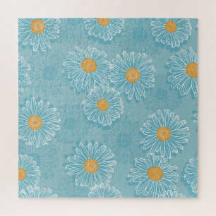 Vintage Gänse: Blumenmuster der Kontur. Puzzle