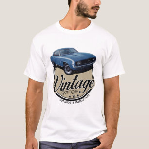 Vintage Garage Camaro T-Shirt