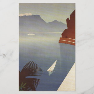 Vintage Gardasee Riva Torbole Italien Tourismus Briefpapier