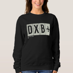 Vintage Garhoud Dubai Flughafen-Code Sweatshirt