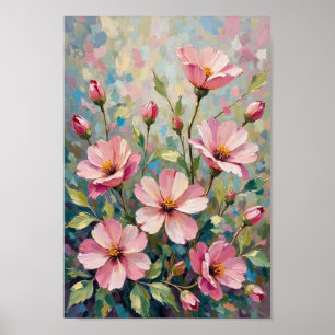 Vintage-Garten - Florale impressionistische Kunst Poster