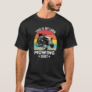 Vintage-Gartenbau-Gartenarbeit Das ist mein Rasen  T-Shirt