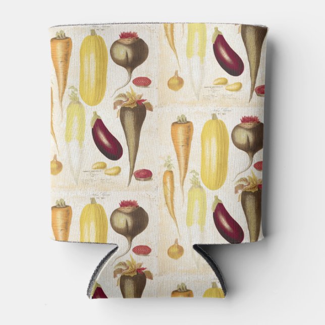 Vintage Gartenvegetation Dosenkühler (Vorderseite)