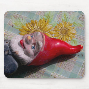 Vintage-Gartenzwerg Mousepad