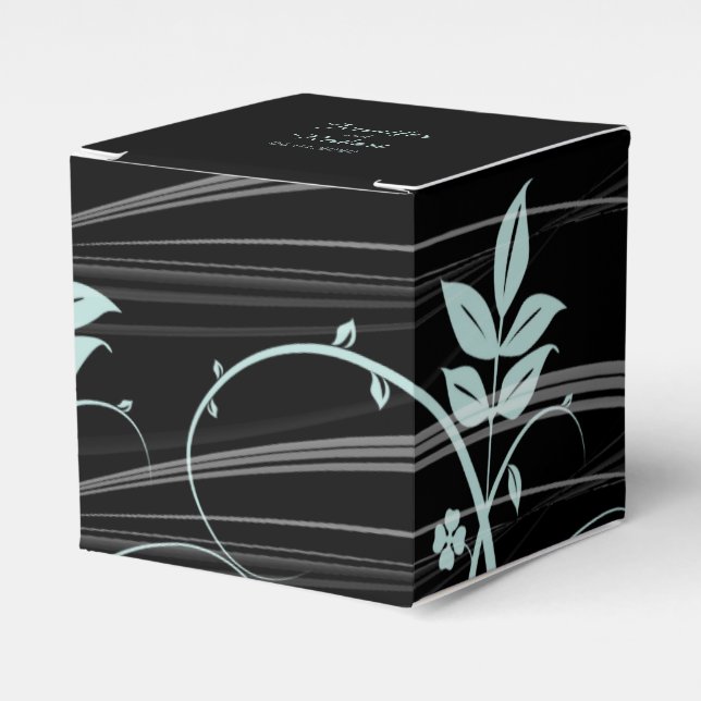 Vintage Gastgeschenk Hochzeit Geschenkschachtel (Vorderseite)