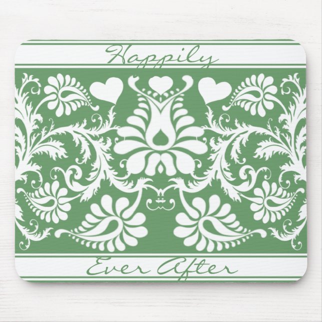 Vintage Gastgeschenke Hochzeiten Mousepad (Vorne)