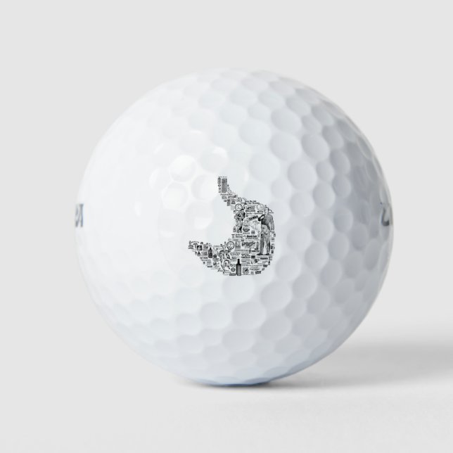 Vintage Gastroenterologie - Gastroenterologie Golfball (Vorderseite)
