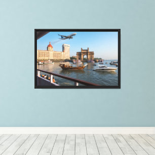 Vintage Gateway of India Mumbai Wasserfront Poster Leinwanddruck