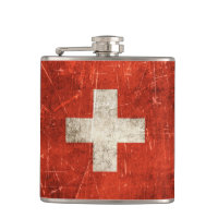 Vintage gealterte und verkratzte Flagge von der