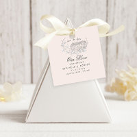 Vintage geätzte Blumenpastete Save the Date