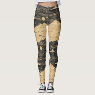 Vintage-Gebirgs-Wolken-Landschaft (7) Leggings