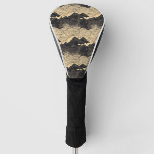 Vintage-Gebirgslandschaft mit Wolken (2) Golf Headcover